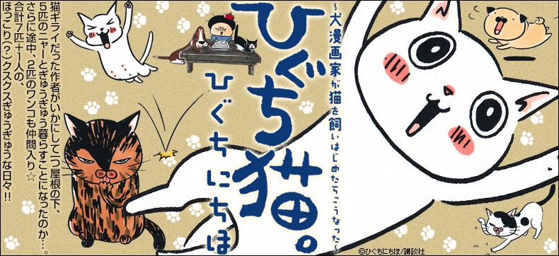 ひぐち猫。~犬漫画家が猫を飼いはじめたらこうなった~